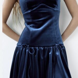 Zara short dress with bows